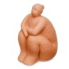 Dekoratív Figura Narancszín Dolomite 18 x 30 x 19 cm (4 egység) Hölgy Ülés MOST 41866 HELYETT 28532 Ft-ért!