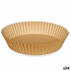   Légfritőz papír Kinvara 23HD062103 20 x 20 x 4 cm Készlet Kerek 20 Darabok (24 egység) MOST 22143 HELYETT 13584 Ft-ért!
