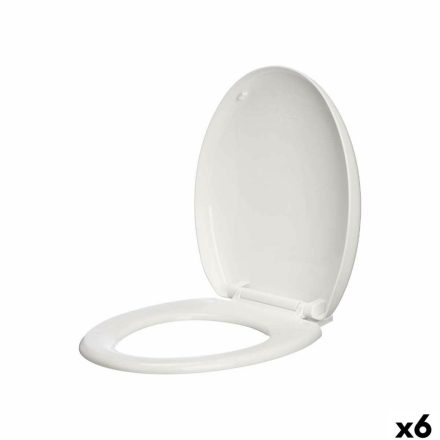 WC ülőke Berilo B6618A Fehér polipropilén 37 x 4 x 43 cm (6 egység) MOST 55563 HELYETT 37866 Ft-ért!