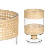 Gyertyatartó GiftDecor SG-29684 Átlátszó Természetes Üveg Rattan 15,5 x 24 x 15,5 cm (6 egység) MOST 55648 HELYETT 37924 Ft-ért!