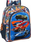   Iskolatáska Hot Wheels Challenge Többszínű Tengerészkék (32 x 38 x 12 cm) 