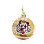   Karácsonyi dísz Minnie Mouse Lucky Aranysàrga 6 egység Műanyag (Ø 8 cm) MOST 9544 HELYETT 5357 Ft-ért!