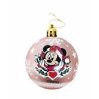   Karácsonyi dísz Minnie Mouse Lucky 10 egység Rózsaszín Műanyag (Ø 6 cm) MOST 11300 HELYETT 3679 Ft-ért!