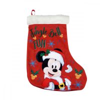   Karácsonyi Zokni Mickey Mouse Happy smiles 42 cm Poliészter MOST 8941 HELYETT 2910 Ft-ért!