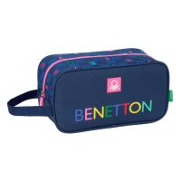   Utazásó Cipő Benetton Damero Tengerészkék 29 x 15 x 14 cm MOST 11478 HELYETT 6870 Ft-ért!