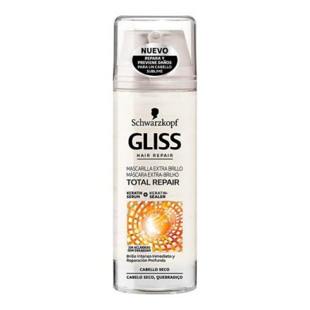 Tápláló Hajmaszk Gliss Total Repair Gliss Fényesség (150 ml) MOST 4258 HELYETT 3002 Ft-ért!