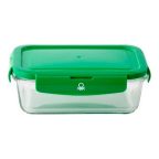   Uzsonnás doboz Benetton Rainbow Zöld polipropilén Boroszilikát üveg (840 ml)