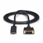  DisplayPort–DVI Adapter Startech DP2DVI2MM6           (1,8 m) Fekete 1.8 m MOST 22306 HELYETT 15915 Ft-ért!