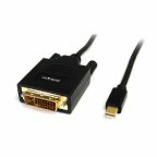   Mini Display DVI Adapter Startech MDP2DVIMM6           (1,8 m) Fekete 1.8 m MOST 26266 HELYETT 19165 Ft-ért!