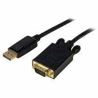   DisplayPort VGA Adapter Startech DP2VGAMM6B           (1,8 m) Fekete 1.8 m MOST 28369 HELYETT 20694 Ft-ért!