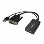   DisplayPort–DVI Adapter Startech DVI2DP2              Fekete MOST 32762 HELYETT 23902 Ft-ért!