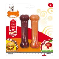   Kutya rágójátékok Nylabone Extreme Chew Twin Alma Sajt Hamburger S méret Nejlon (2 pcs) MOST 8693 HELYETT 4878 Ft-ért!