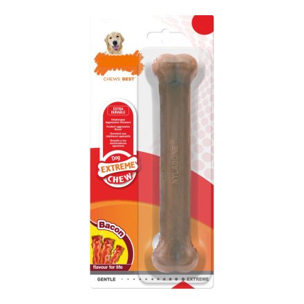 Kutya rágójátékok Nylabone Dura Chew Bacon XL Méret Nejlon MOST 13357 HELYETT 7995 Ft-ért!