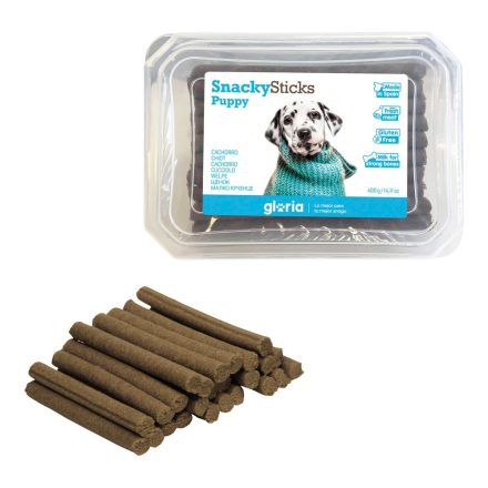Kutya Snack Gloria Snackys Sticks Puppy (800 g) (800 g) MOST 12816 HELYETT 7672 Ft-ért!