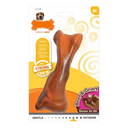 Kutya rágójátékok Nylabone Strong Chew szósz Hús Gumi M méret MOST 10062 HELYETT 6027 Ft-ért!