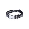 Nyakörv Red Dingo STYLE DIAMOND 15 mm x 24-36 cm Fekete MOST 6056 HELYETT 3398 Ft-ért!