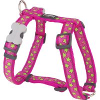   Kutyahám Red Dingo STYLE STARS LIME ON HOT PINK 36-54 cm 30-48 cm MOST 15577 HELYETT 9326 Ft-ért!