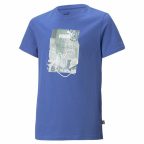   Gyermek rövidujjú póló Puma Essentials+ Street Art Grap Kék MOST 18802 HELYETT 12211 Ft-ért!