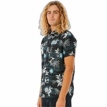 Férfi Ing Rip Curl Swc Botanica S/S Men Rövid ujjú Fekete MOST 42933 HELYETT 30111 Ft-ért!