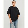 Férfi rövid ujjú póló Jack & Jones bari Back Fekete Men MOST 10472 HELYETT 6267 Ft-ért!