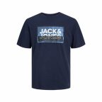   Férfi rövid ujjú póló Jack & Jones logan Kék Men MOST 11400 HELYETT 6399 Ft-ért!