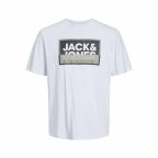   Gyermek Rövid ujjú póló Jack & Jones logan Fehér MOST 11400 HELYETT 6399 Ft-ért!