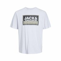   Gyermek Rövid ujjú póló Jack & Jones logan Fehér MOST 11400 HELYETT 6399 Ft-ért!