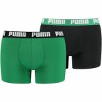   Férfi boxer alsó Puma Basic Zöld (2 uds) MOST 18222 HELYETT 10905 Ft-ért!