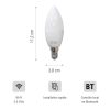 LED Gyertya Izzó Konyks e14 Fehér MOST 33667 HELYETT 22133 Ft-ért!