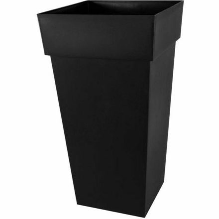 Virágcserép EDA 13639 G.ANT SX2 Szürke Antracit Műanyag Négyzetben 43,3 x 43,3 x 80 cm MOST 58085 HELYETT 42223 Ft-ért!