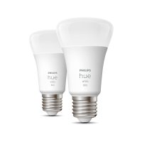   Okos Izzó Philips 8719514319028 Fehér F 60 W 9 W E27 800 lm (2700 K) (2 egység) MOST 44673 HELYETT 29367 Ft-ért!