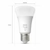 Okos Izzó Philips 8719514319028 Fehér F 60 W 9 W E27 800 lm (2700 K) (2 egység) MOST 44673 HELYETT 29367 Ft-ért!