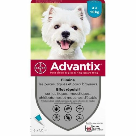 Parazitaellenes Advantix Kutya 4-10 kg 6 egység MOST 44147 HELYETT 32087 Ft-ért!