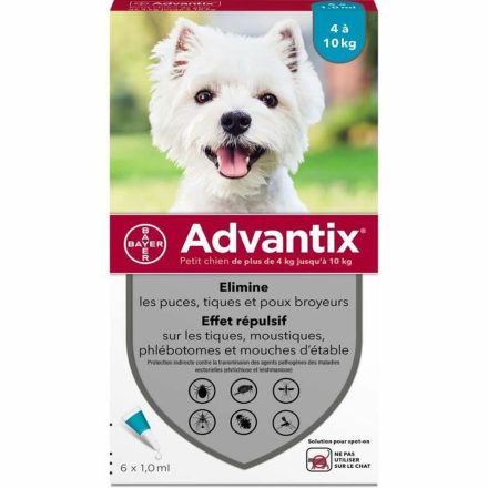 Parazitaellenes Advantix Kutya 4-10 kg 6 egység MOST 43266 HELYETT 31450 Ft-ért!