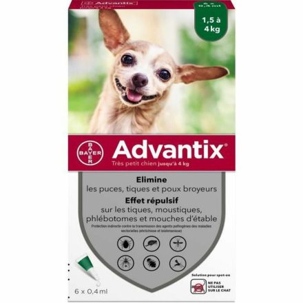 Pipetta kutyáknak Advantix 1,5-4 Kg MOST 46839 HELYETT 34046 Ft-ért!