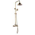   Zuhanyoszlop ROUSSEAU Rozsdamentes acél Bronz MOST 103585 HELYETT 84711 Ft-ért!