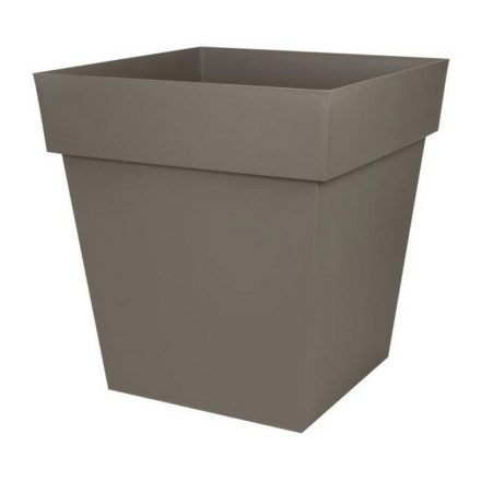 Virágcserép EDA Tuscan Anyajegy Műanyag Négyzetben Ø 50 cm (49,5 x 49,5 x 52,5 cm) MOST 44596 HELYETT 32418 Ft-ért!