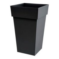   Virágcserép EDA Tuscan Szürke Antracit Sötét szürke polipropilén Négyzetben 39 x 39 x 65 cm MOST 47527 HELYETT 31244 Ft-ért!