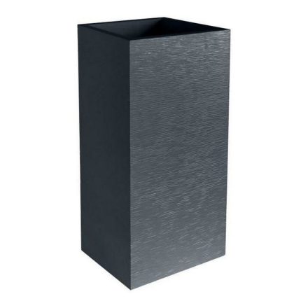 Virágcserép EDA Graphit Szürke Sötét szürke Műanyag Négyzetben 39,5 x 39,5 x 80 cm MOST 101443 HELYETT 76344 Ft-ért!