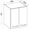 Konyhabútor Sonoma дъб 60 x 31,6 x 72 cm MOST 86152 HELYETT 64835 Ft-ért!