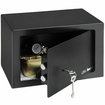 Széf Burg-Wachter FAVOR S3 K Fekete Fém 20 x 31 x 20 cm MOST 71078 HELYETT 53492 Ft-ért!