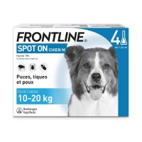   Parazitaellenes Frontline Kutya 10-20 Kg 1,34 ml 4 egység MOST 40489 HELYETT 26614 Ft-ért!