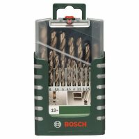   Fúrókészlet BOSCH 2609255133 Spirális Acél Nagy sebességű 19 Darabok MOST 52508 HELYETT 38164 Ft-ért!