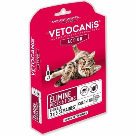 Parazitaellenes Vetocanis Macska 3 egység MOST 27936 HELYETT 17916 Ft-ért!