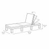 шезлонг Allibert by KETER Daytona 195 x 65 x 25,5 cm Barna MOST 141375 HELYETT 115607 Ft-ért!