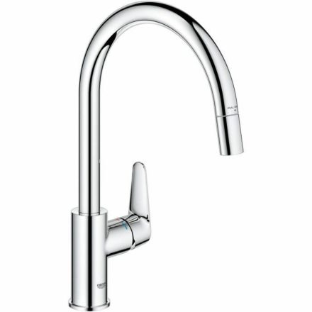 Egykarú Csap Grohe Sárgaréz C-forma MOST 114004 HELYETT 93227 Ft-ért!