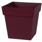   Virágcserép Ecolux Toscana Piros Burgundi 32 x 32 x 32 cm MOST 24781 HELYETT 15891 Ft-ért!