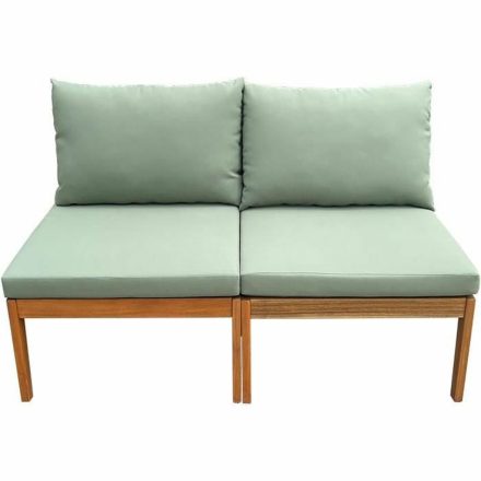 Kerti kanapé Alma Barna Zöld Akácfa 124 x 70 x 77,5 cm MOST 127368 HELYETT 104156 Ft-ért!