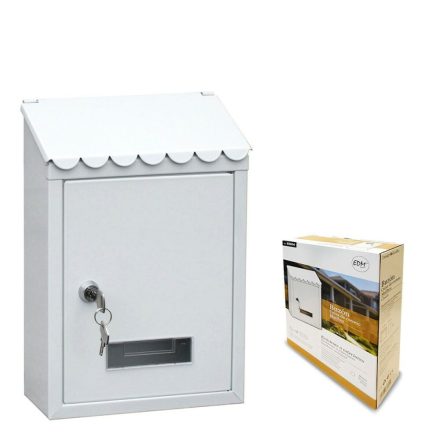 postafiók EDM 85804 Standard Fehér Acél 21 x 6 x 30 cm MOST 15778 HELYETT 10624 Ft-ért!