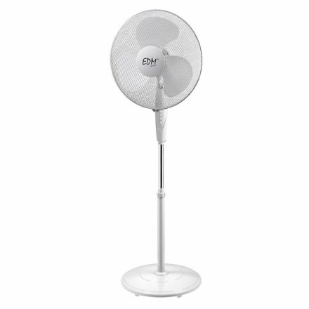 Álló Ventilátor EDM Fehér 45 W MOST 26490 HELYETT 17842 Ft-ért!